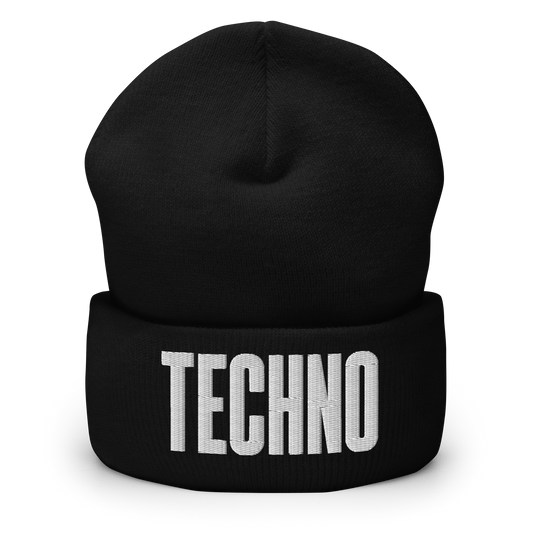 Bold Techno Beanie| Midnite Apparel | Streetwear Style Rave Clothing