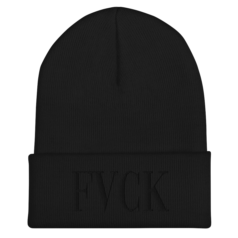 FVCK Beanie | Midnite Apparel | House and Techno Streetwear