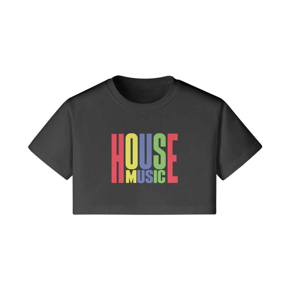 Our House Crop Top| Midnite Apparel | House and Techno Streetwear