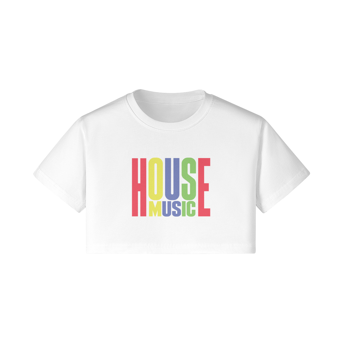 Our House Crop Top| Midnite Apparel | House and Techno Streetwear